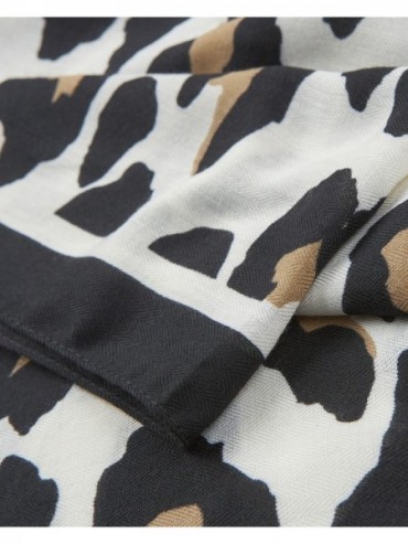 Verde Γυναικείο Μαντήλι 03-2635 Animal Print Εκρού