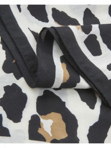 Verde Γυναικείο Μαντήλι 03-2635 Animal Print Εκρού