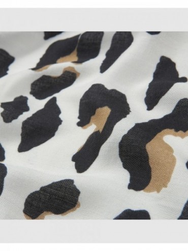 Verde Γυναικείο Μαντήλι 03-2635 Animal Print Εκρού