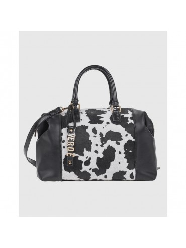 Verde Γυναικεία Χειρός 16-8928 Animal Print Μαύρο