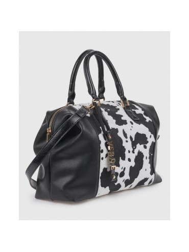 Verde Γυναικεία Χειρός 16-8928 Animal Print Μαύρο